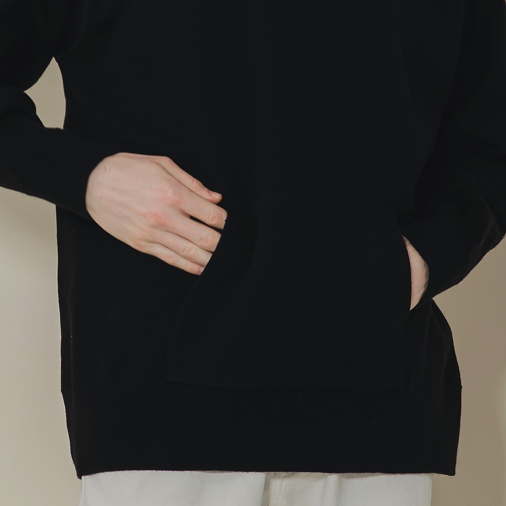 カシミヤ100％ Ｗフェイスフーディ