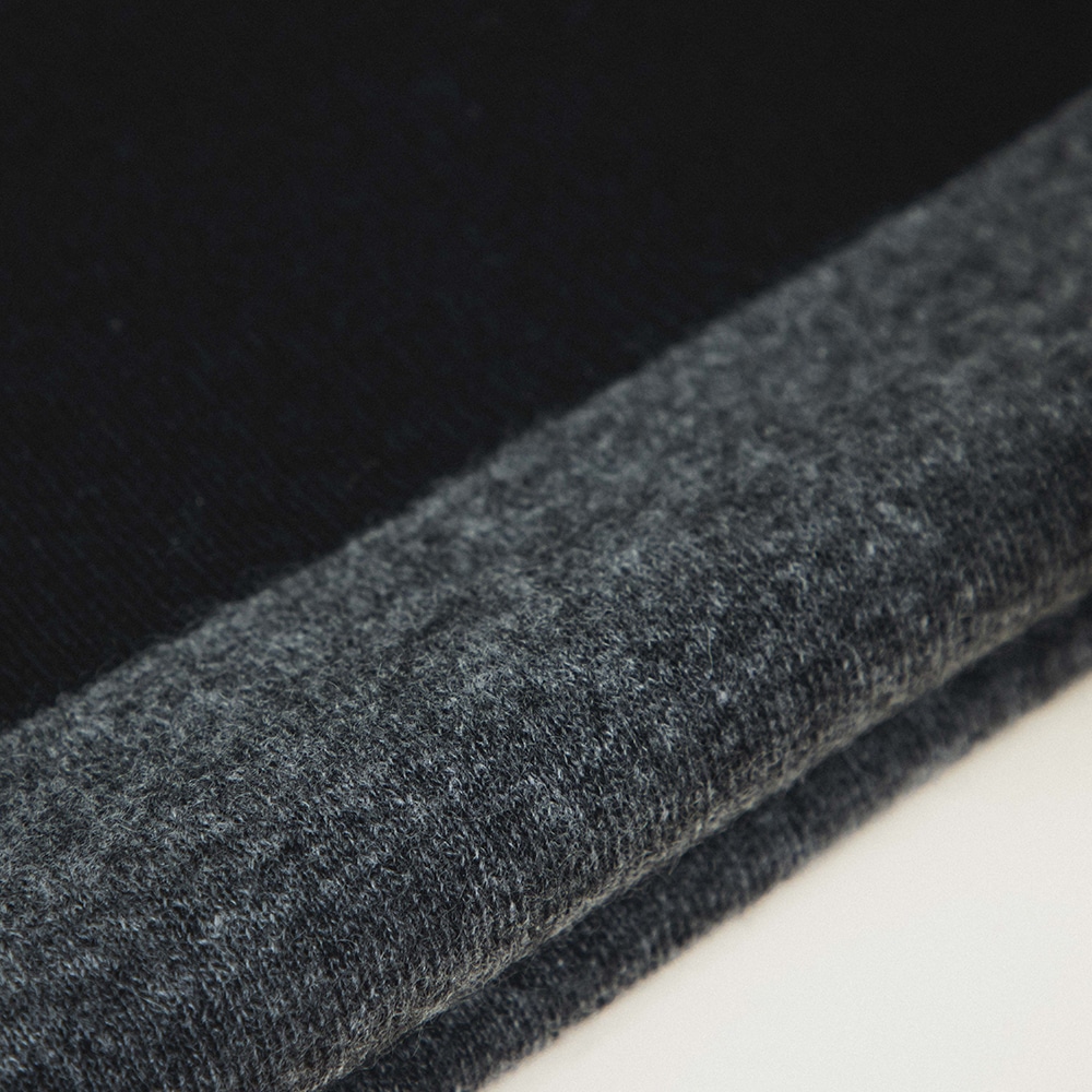 カシミヤ100％ Ｗフェイスフーディ