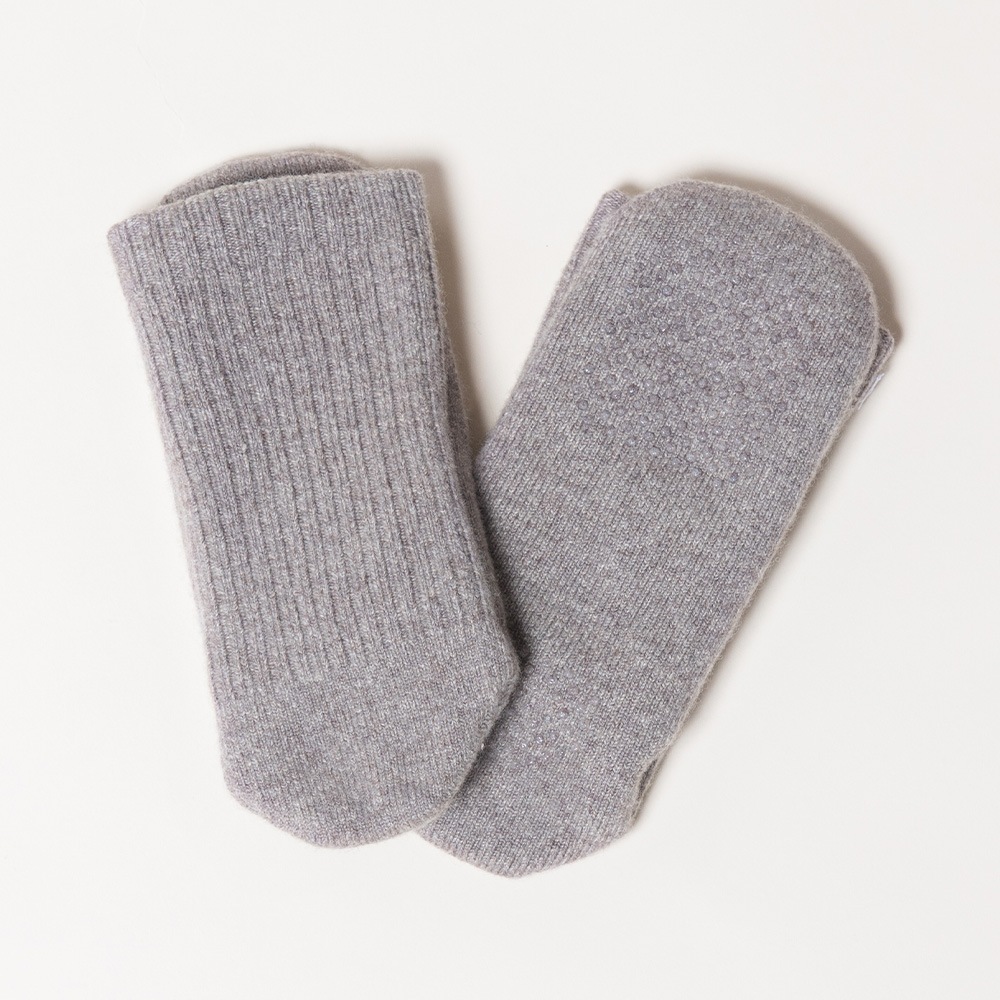 【限定商品】カシミヤ１００％　Ｗフェイスソックス