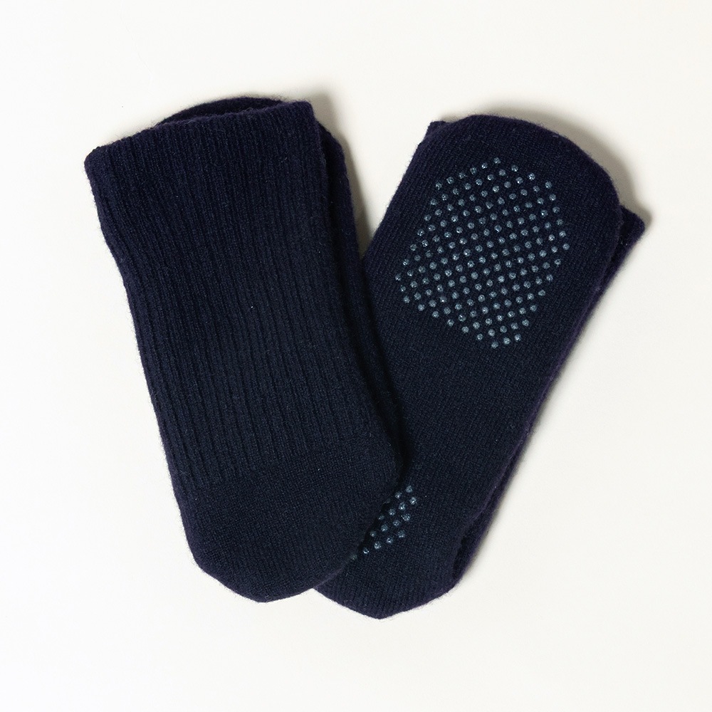 【限定商品】カシミヤ１００％　Ｗフェイスソックス