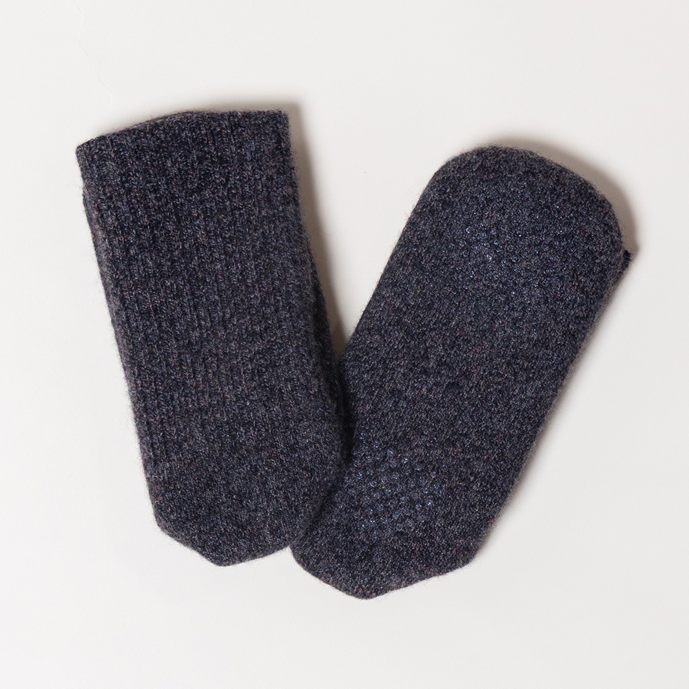 【限定商品】カシミヤ１００％　Ｗフェイスソックス