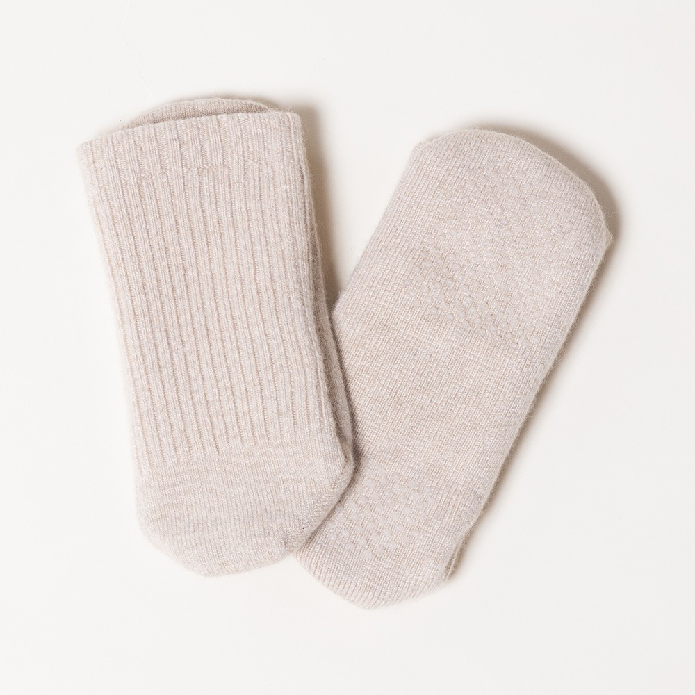 【限定商品】カシミヤ１００％　Ｗフェイスソックス