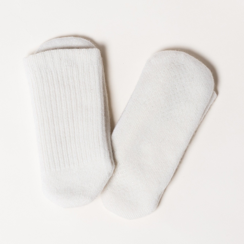 【限定商品】カシミヤ１００％　Ｗフェイスソックス