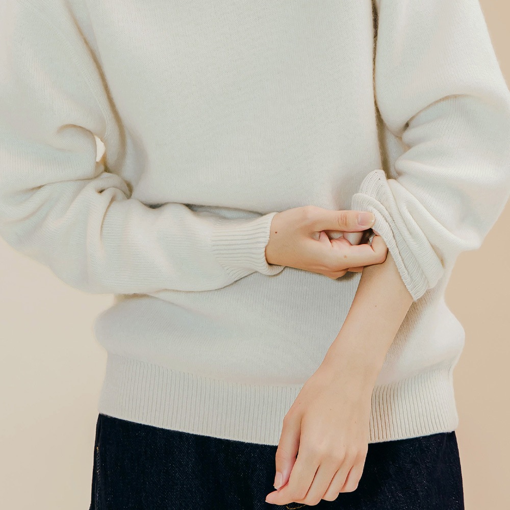 カシミヤ100％ Ｗフェイストレーナー