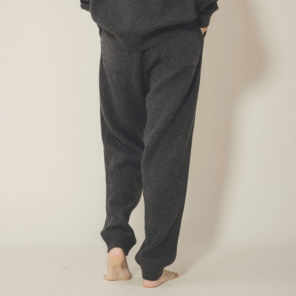 カシミヤ100％ スウェットパンツ