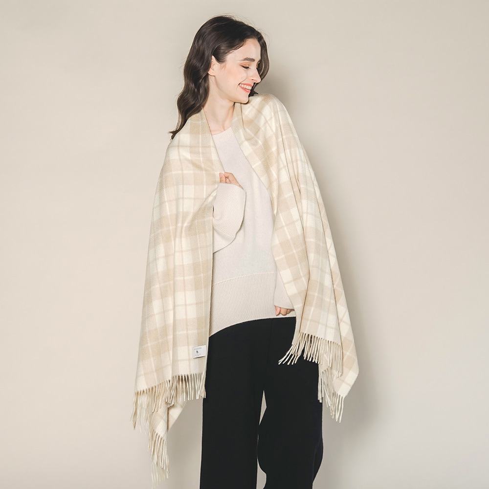 ベビー＆ゴールデン タータンストール 300/タータンチェック