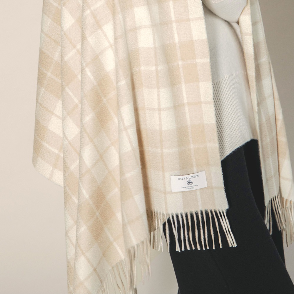 ベビー＆ゴールデン タータンストール 300/タータンチェック