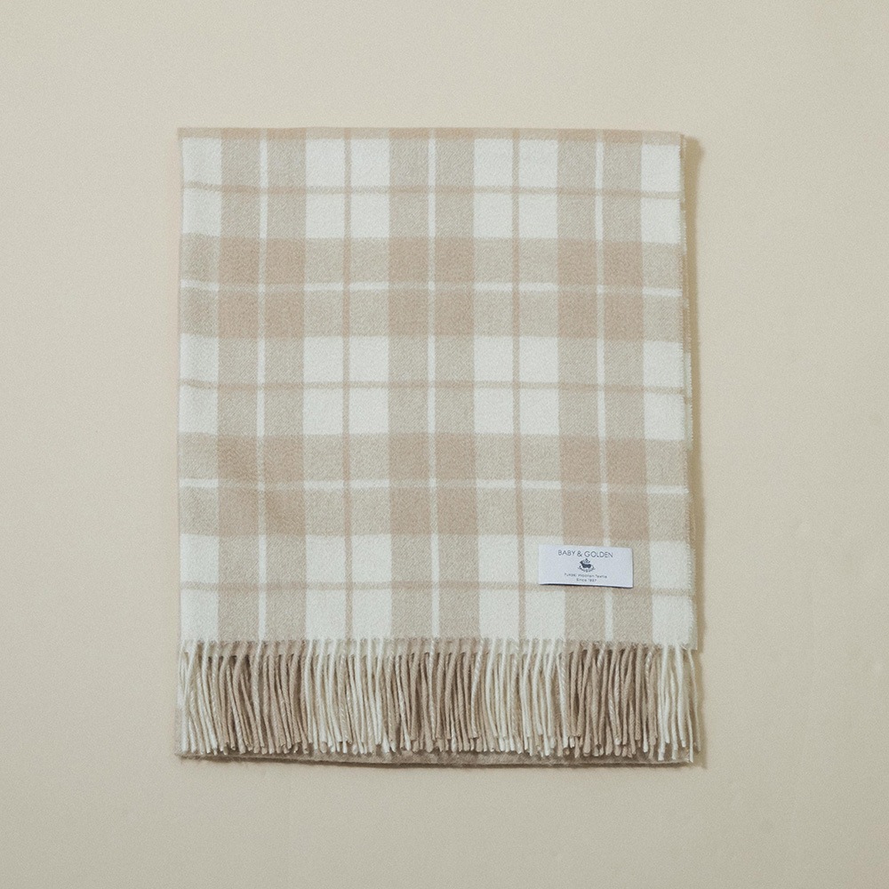 ベビー＆ゴールデン タータンストール 300/タータンチェック