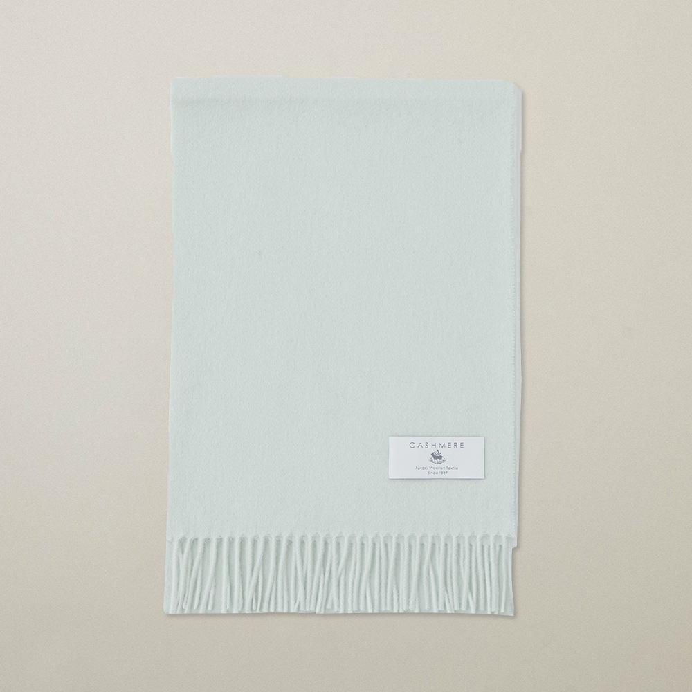 カシミヤ100％ ウェーブミニマフラー