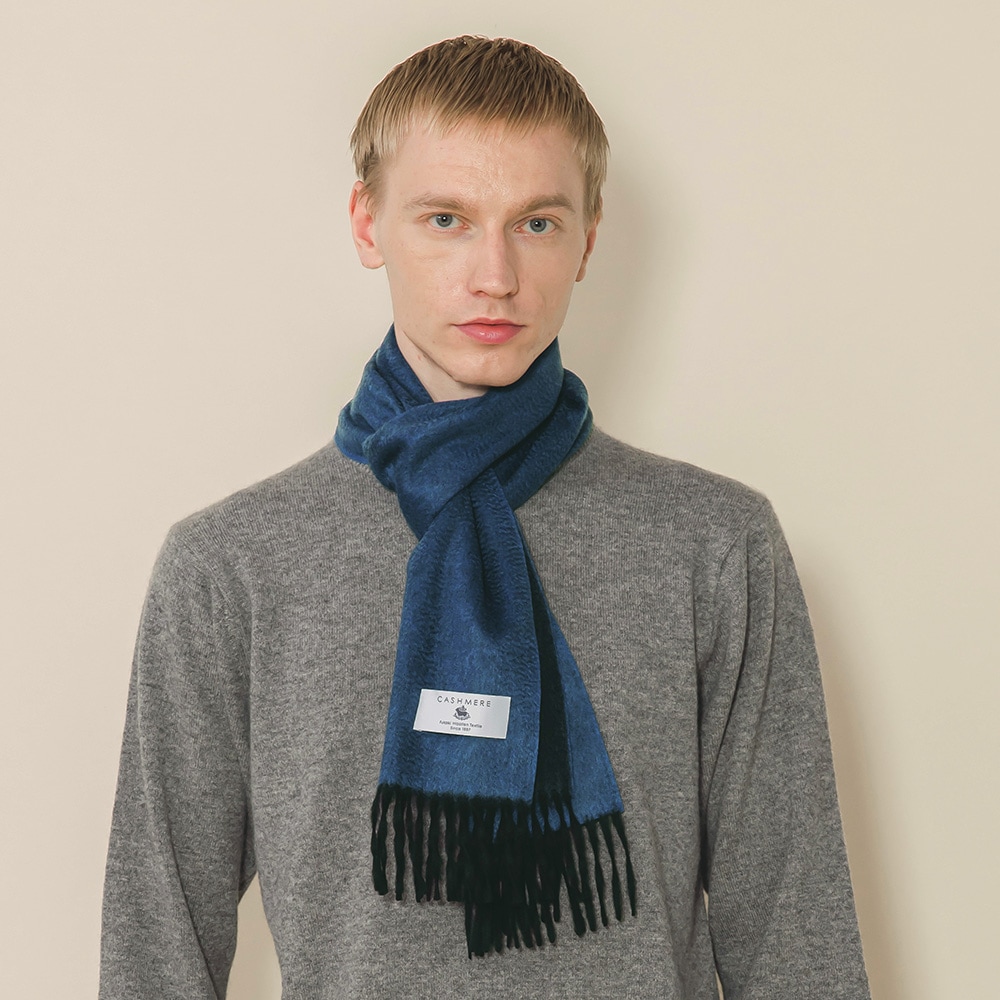 カシミヤ100％ シングルリバーミニマフラー | Muffler | FUKAKINET