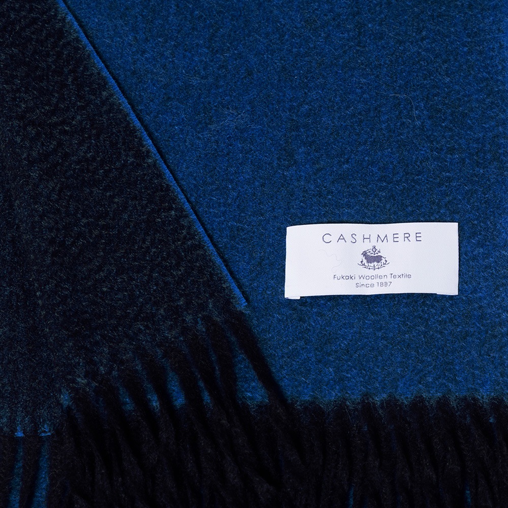 カシミヤ100％ シングルリバーミニマフラー