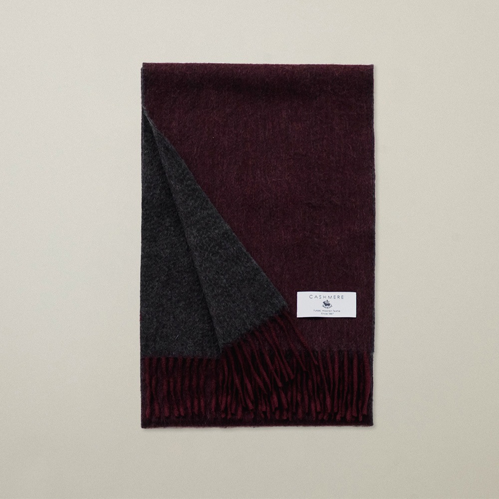 カシミヤ100％ シングルリバーミニマフラー