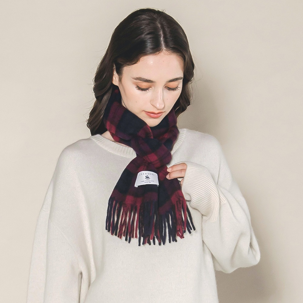 Chloé チェック柄マフラー カシミヤ100% Chloé チェック柄マフラー カシミヤ100% カシミヤ100% マフラー
