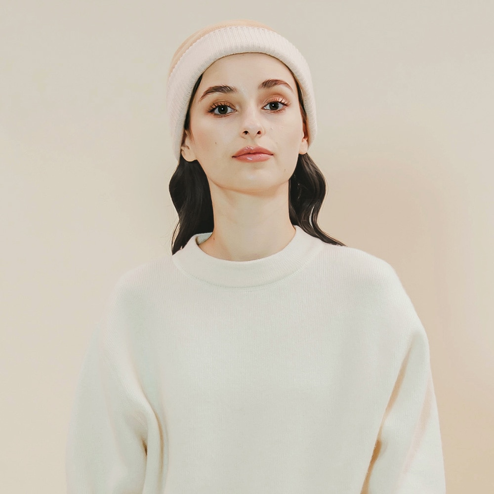 カシミヤ100％ リバーシブルニットキャップ | Other | FUKAKINET