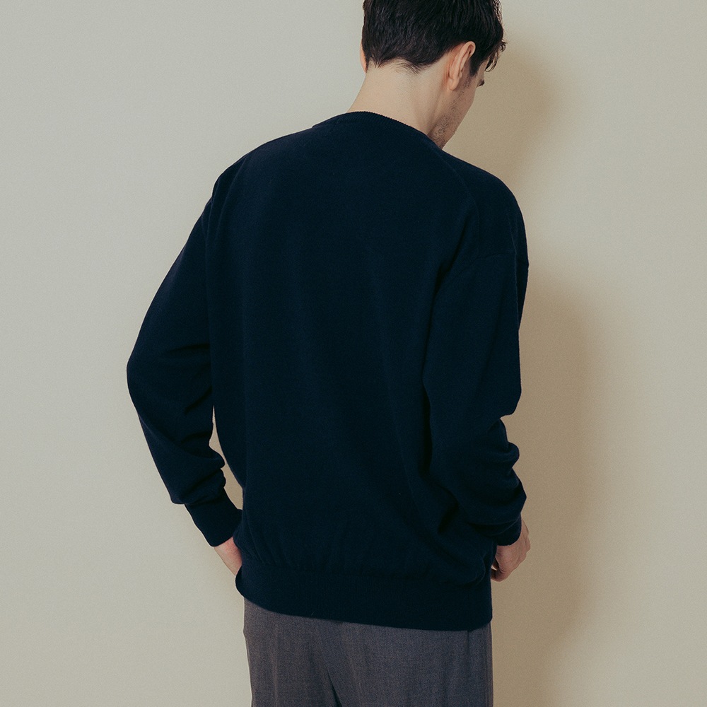 カシミヤ100％ クルーネック