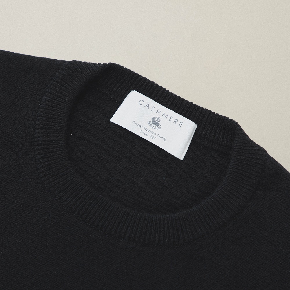 カシミヤ100％ クルーネック