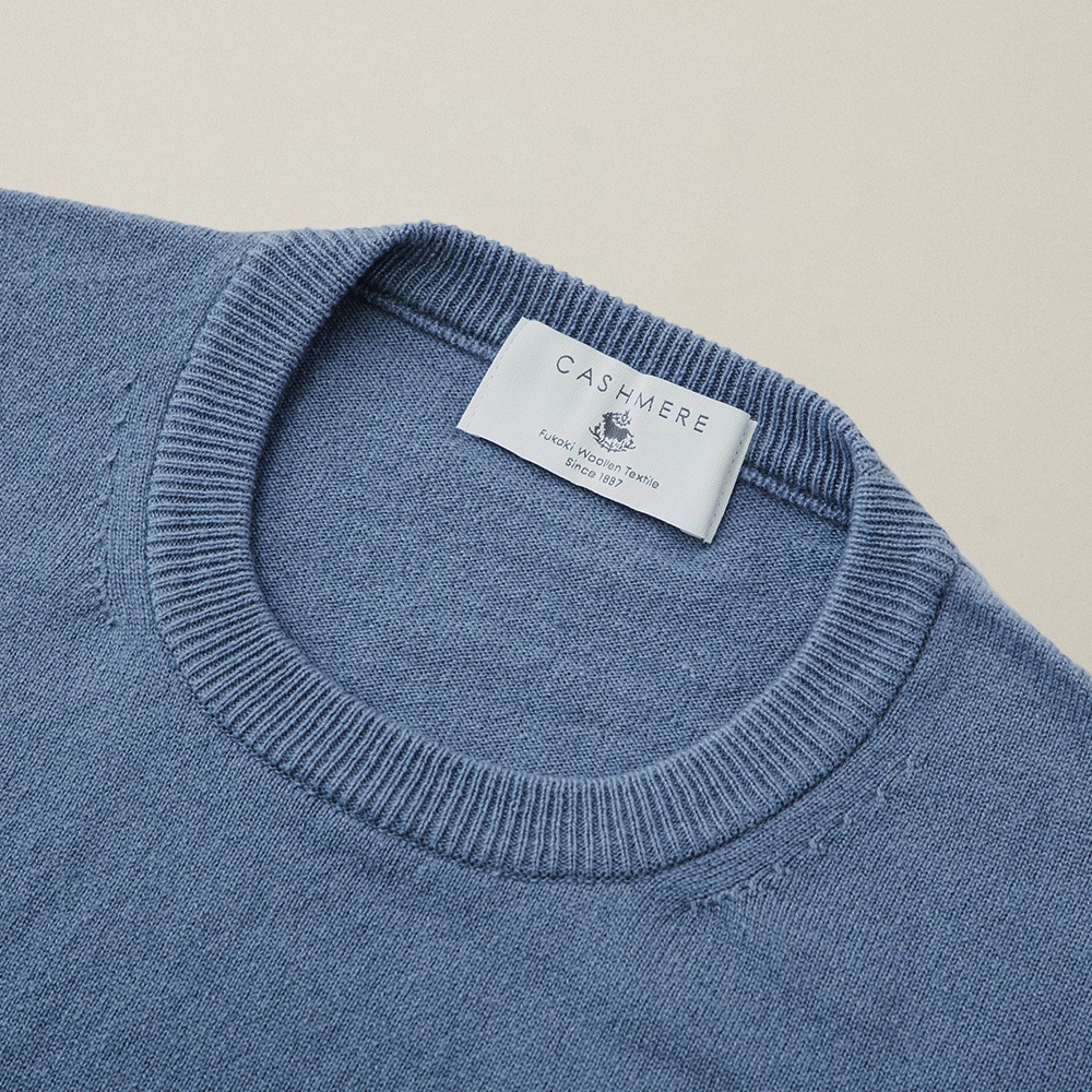 カシミヤ100％ クルーネック