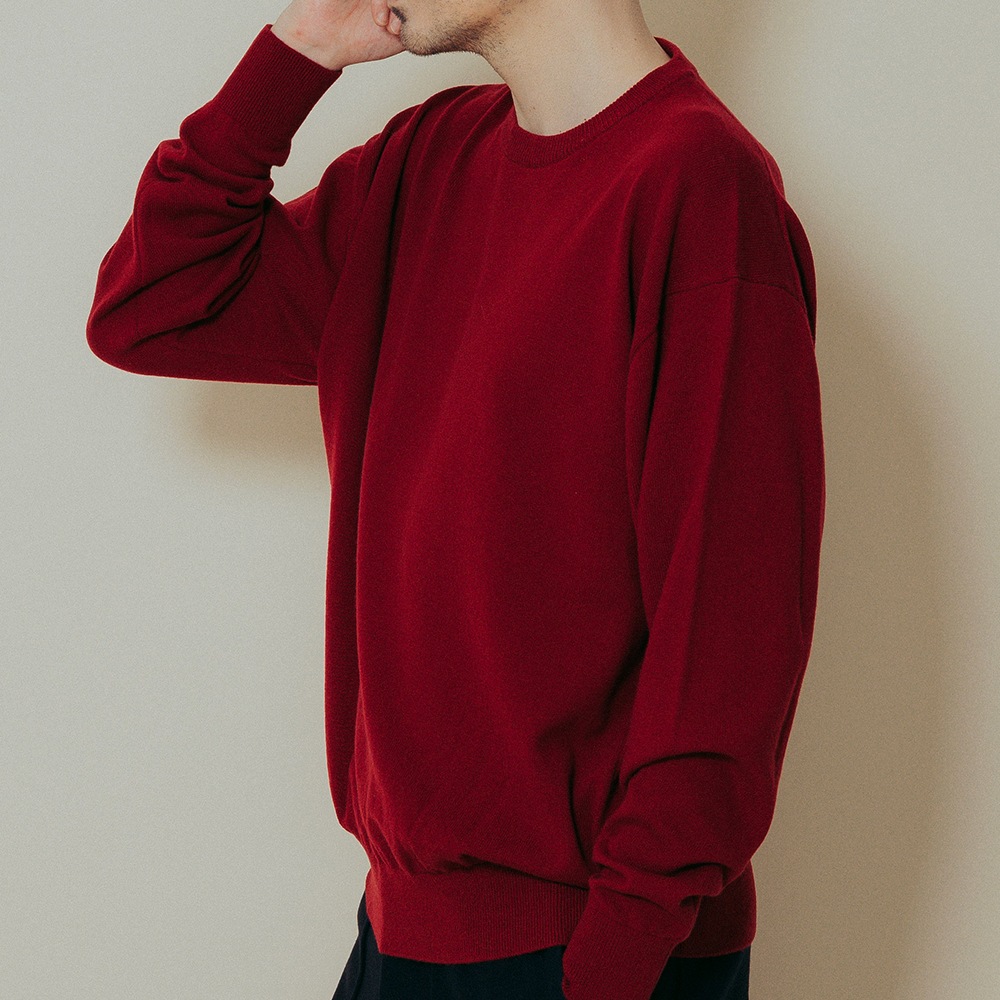 カシミヤ100％ クルーネック