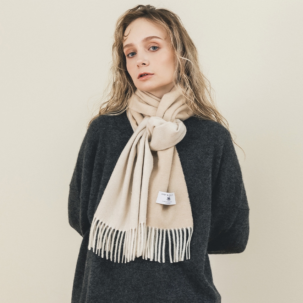 ベビー＆ゴールデン シングルリバーマフラー 400/ベージュ | Item