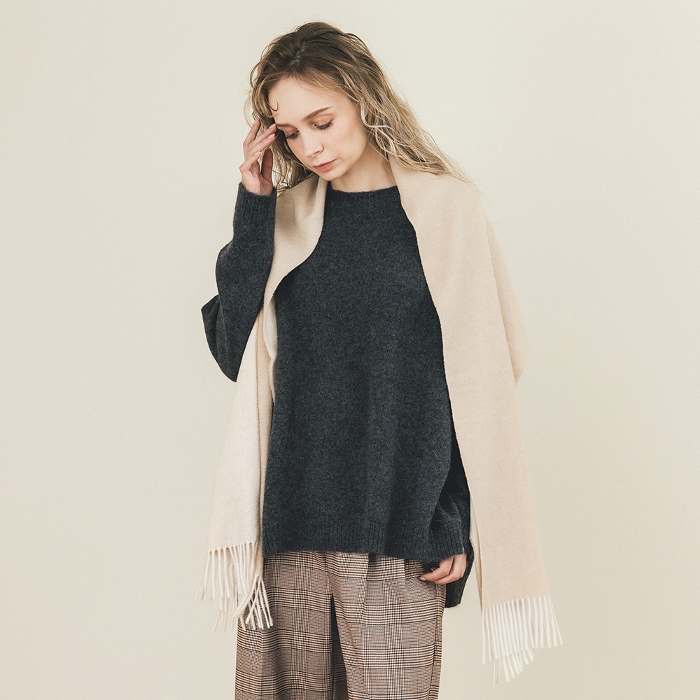 ベビー＆ゴールデン シングルリバーマフラー 400/ベージュ | Item