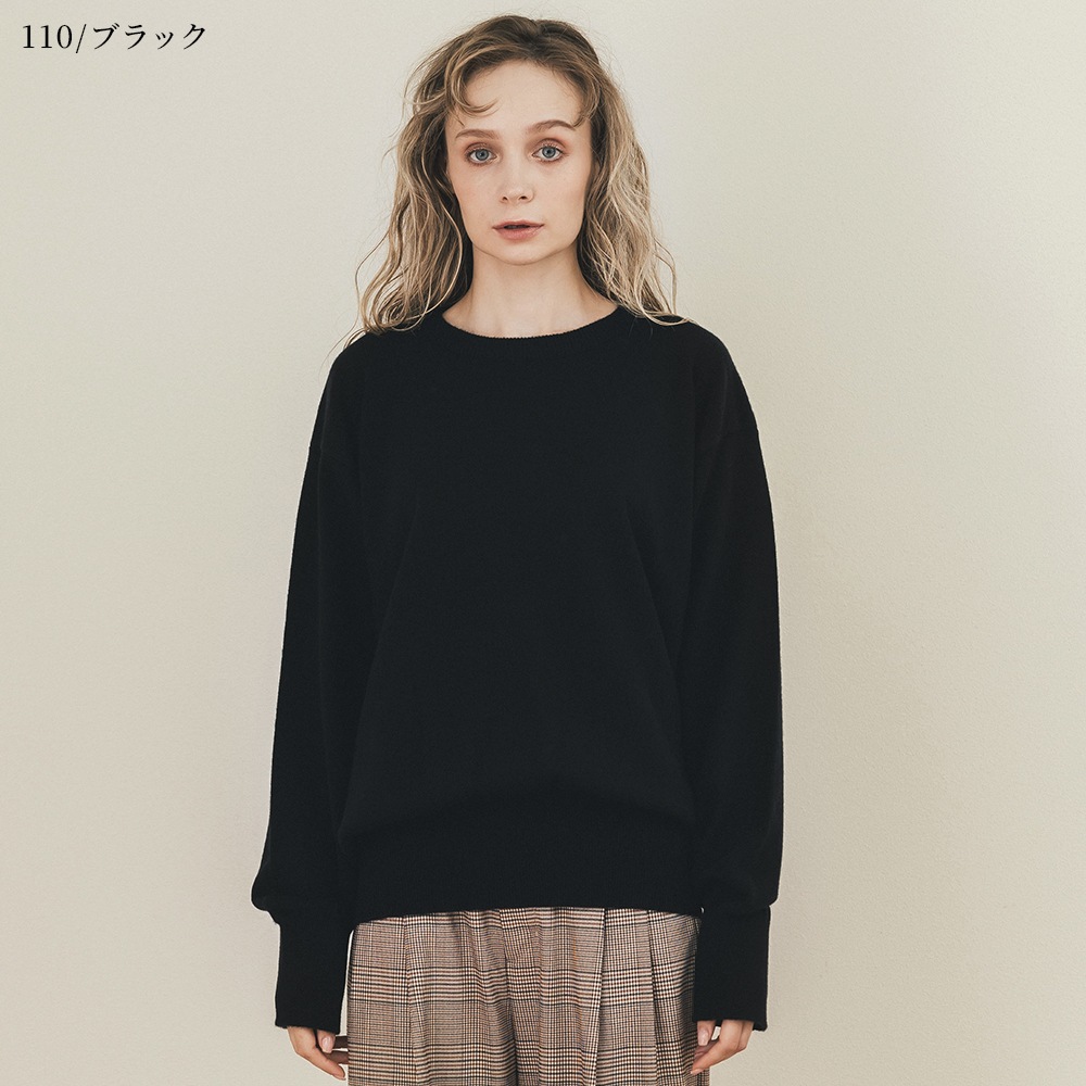 ベビーキャッシュ100％　クルーネック