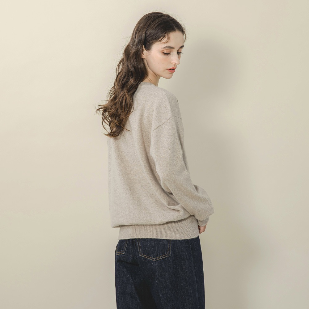 ベビーキャッシュ100％　クルーネック