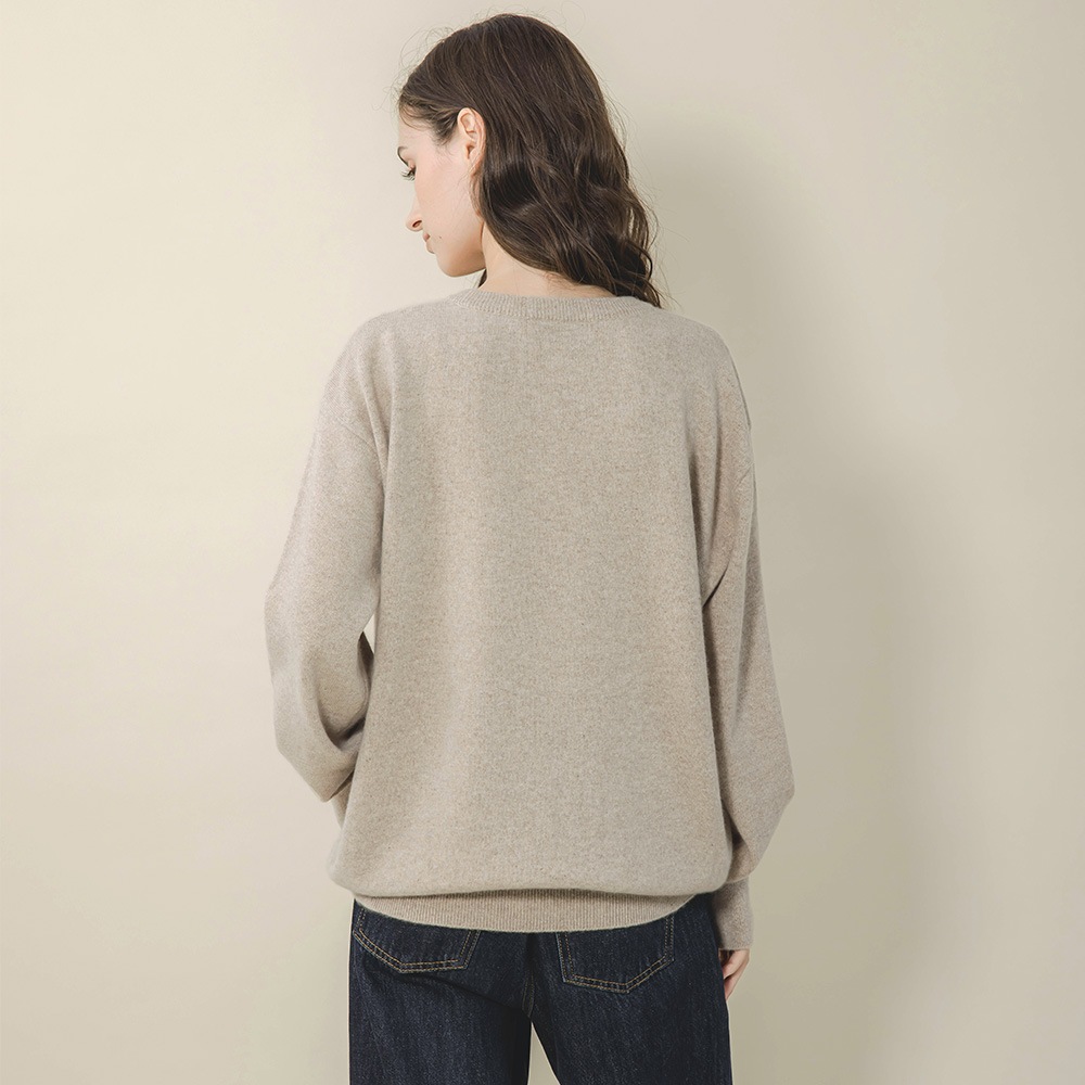 ベビーキャッシュ100％　クルーネック