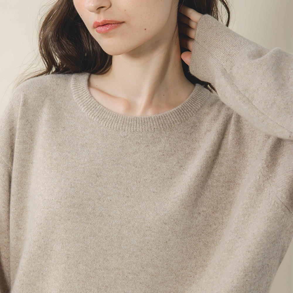 ベビーキャッシュ100％　クルーネック