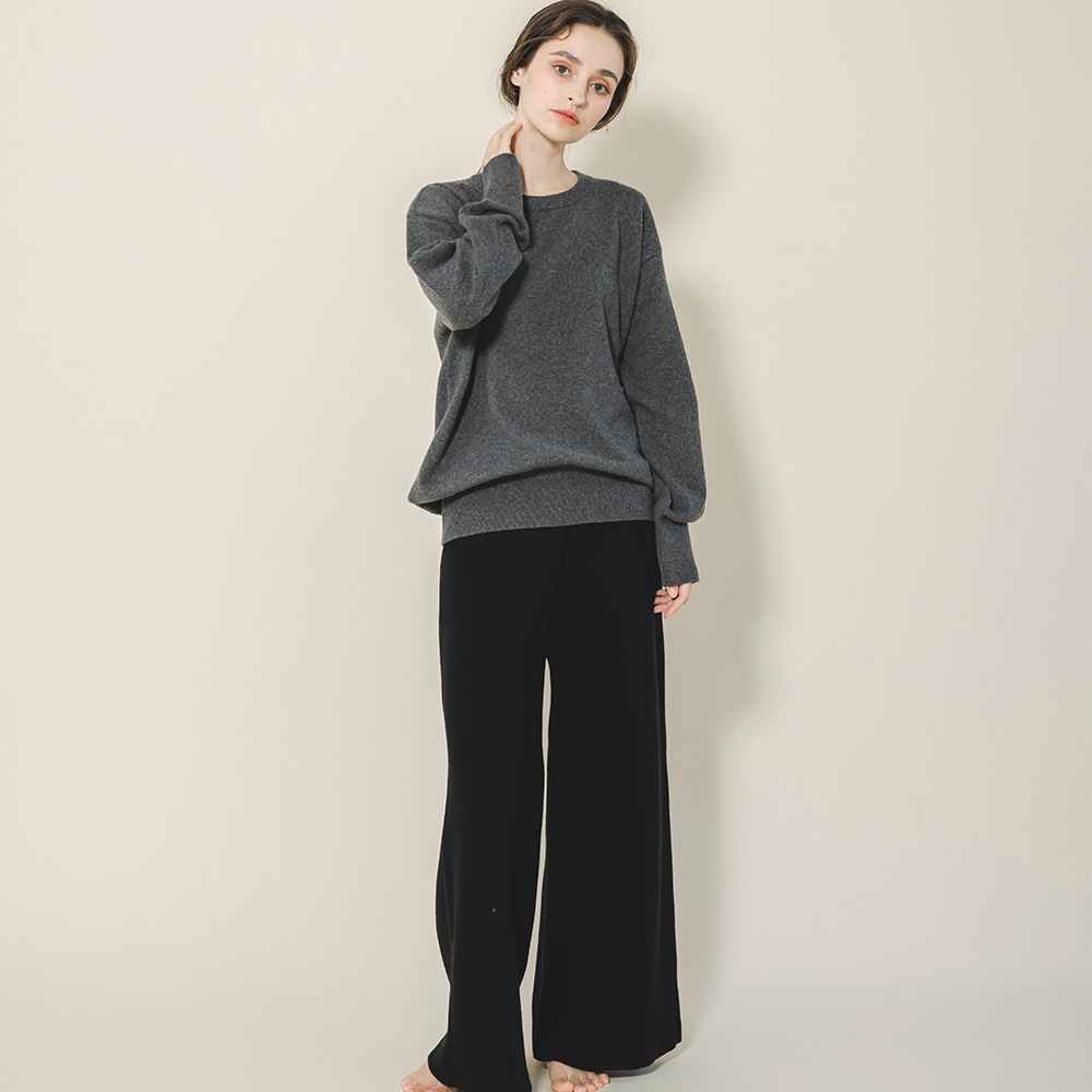 ベビーキャッシュ100％　クルーネック