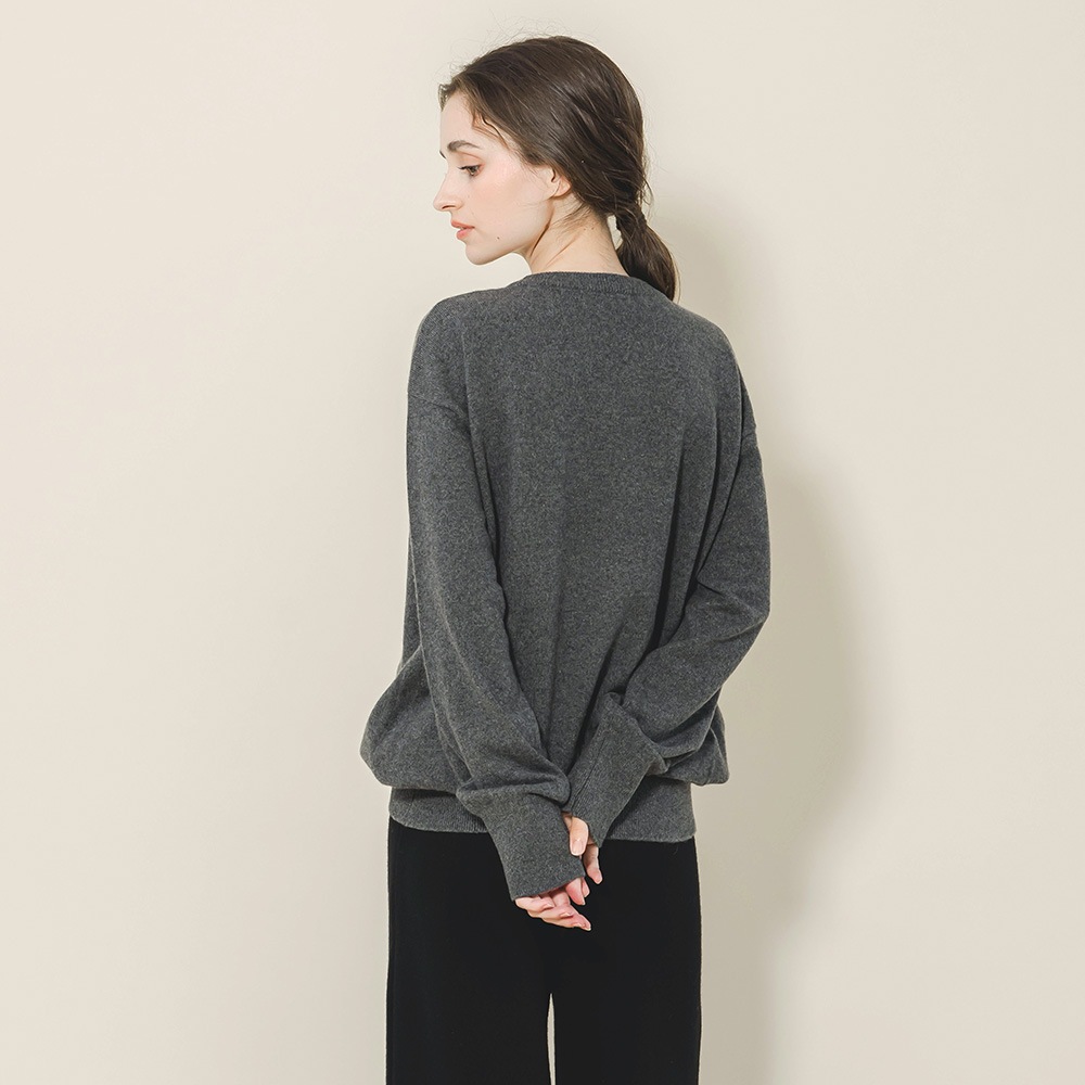 ベビーキャッシュ100％　クルーネック