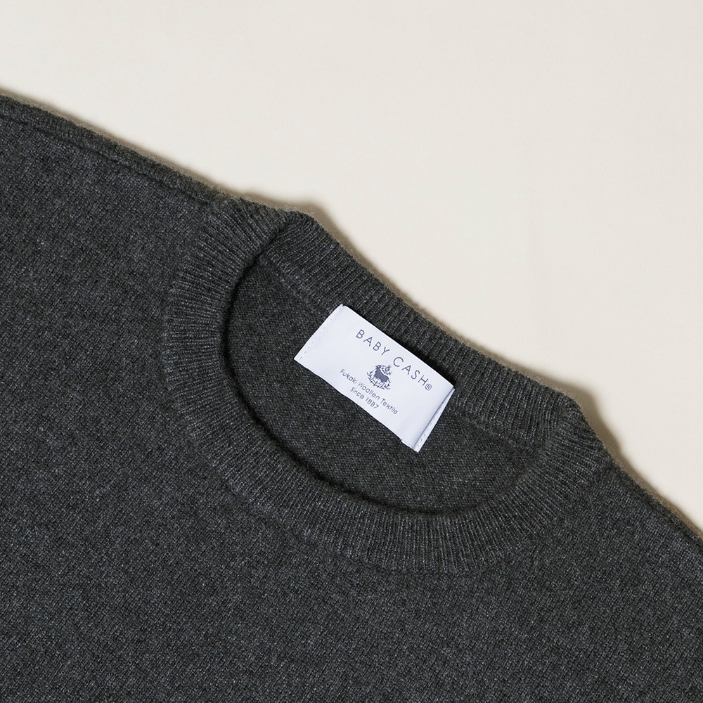 ベビーキャッシュ100％　クルーネック