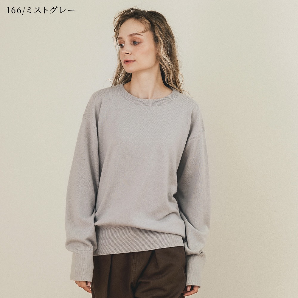 ベビーキャッシュ100％　クルーネック