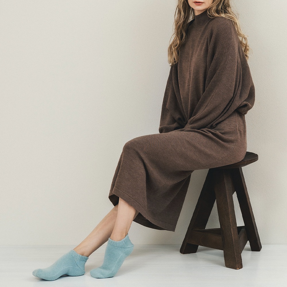 カシミヤ&ベビーアルパカ　ルームソックス