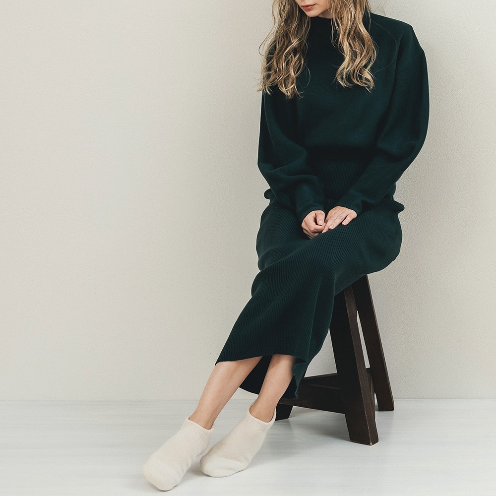 カシミヤ&ベビーアルパカ　ルームソックス