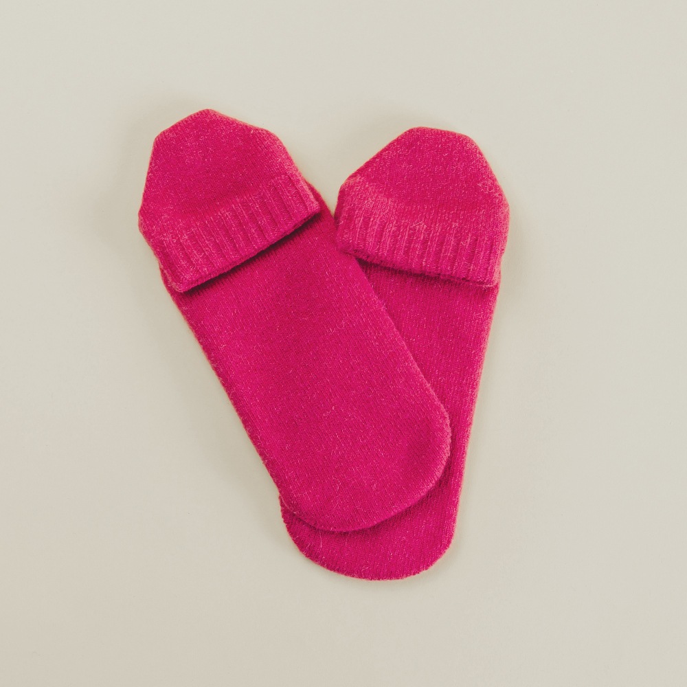 カシミヤ&ベビーアルパカ　ルームソックス