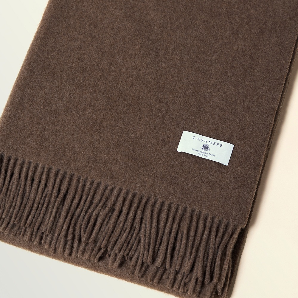 無染色カシミヤ１００％　ストール