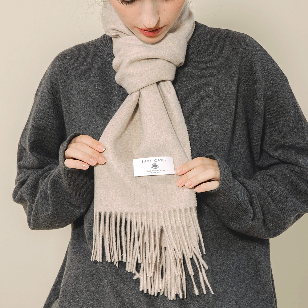 ベビーキャッシュ１００％　ウェーブマフラー