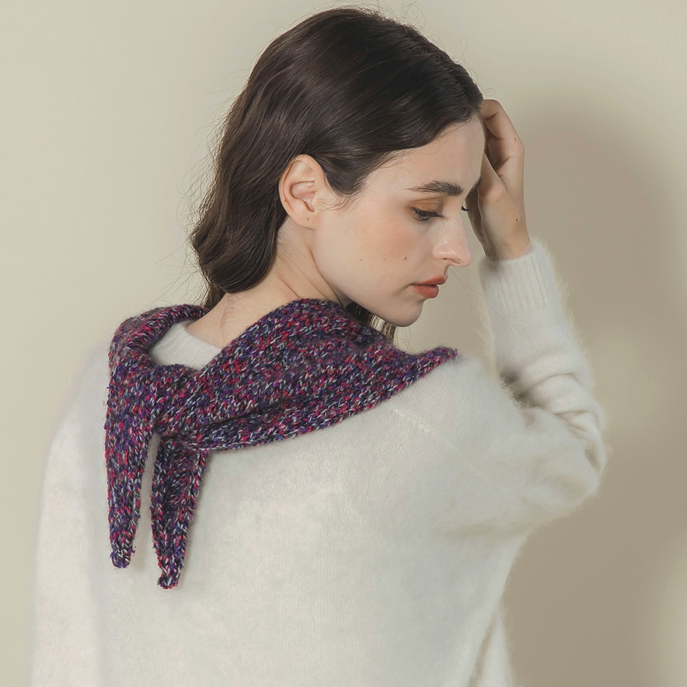 【限定商品】カシミヤシルク　トライアングルスカーフ