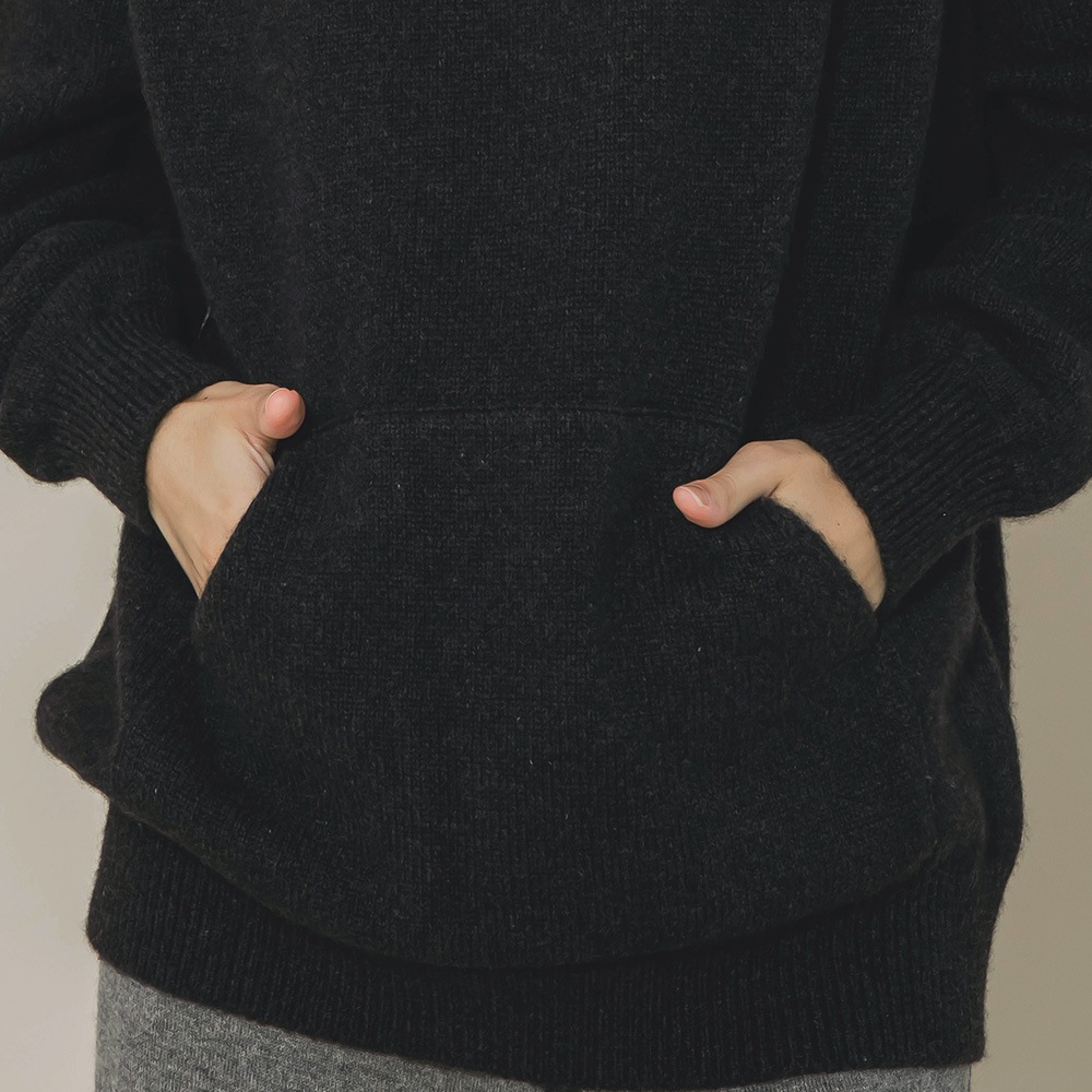 カシミヤ１００％　スヌードフーディ