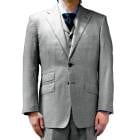 スーツ メンズ 秋冬春 スリーピース 3つボタン セオドール(Theo Dore) 英国調 段返り三つボタン ウール100% シングルスーツ ビジネススーツ 千鳥格子柄 白黒 0308 A4 A5 A