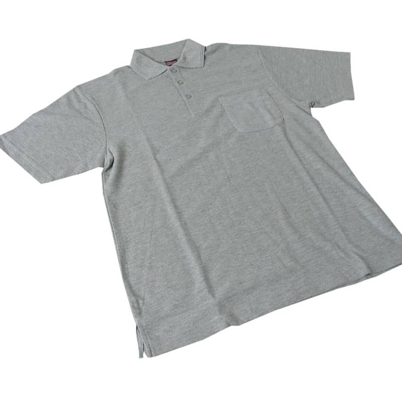 COWBELLMATE ポロシャツ メンズ 春夏 半袖 鹿の子織り モクグレー 6002 S M L 4L