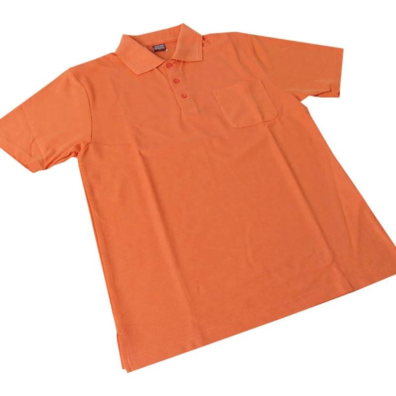 COWBELLMATE ポロシャツ メンズ 春夏 半袖 鹿の子織り オレンジ  6005 L LL