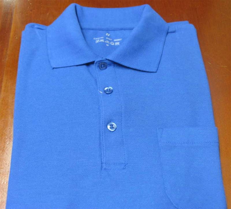 TOP JOHN 半袖ポロシャツ メンズ 鹿の子織り ブルー HP12  LL 3L