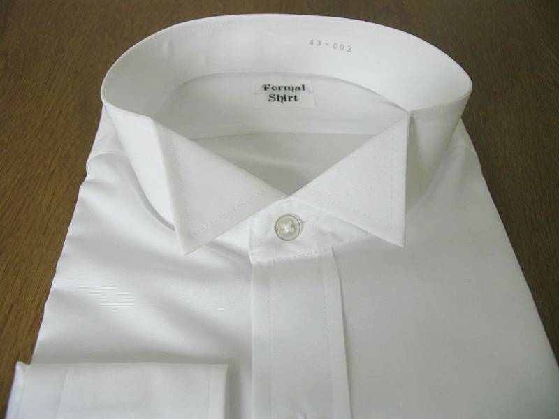 ウイングカラーシャツ メンズ モーニング、タキシード用