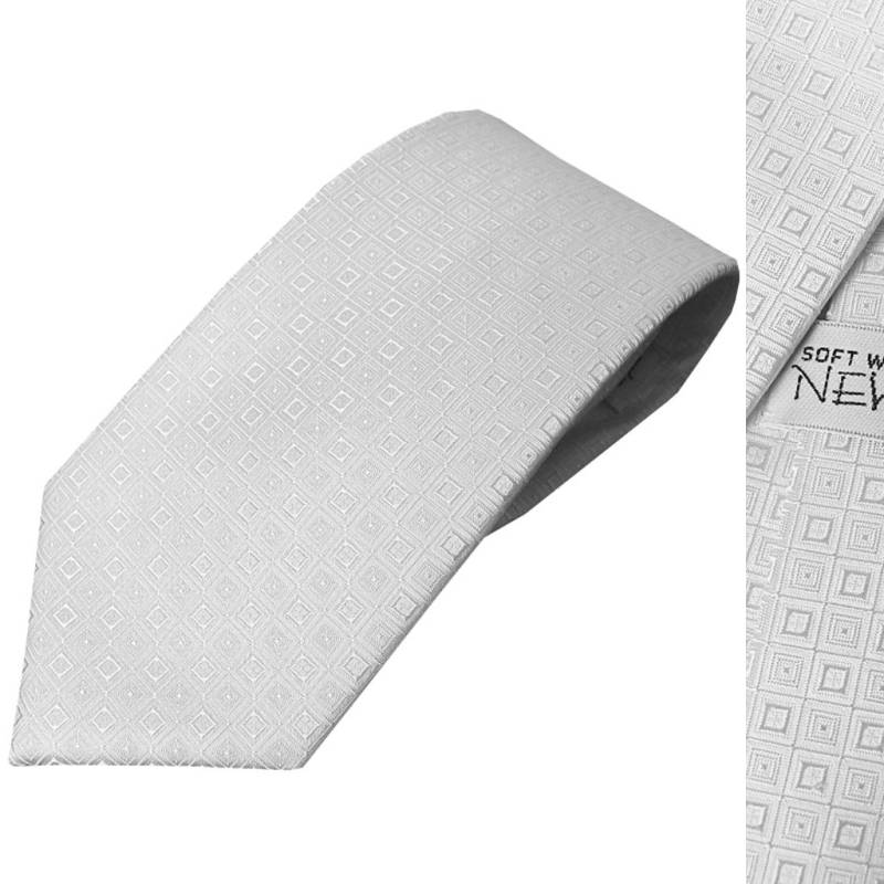 ネクタイ メンズ フォーマル 礼装用 NEW FORMAL シルク100％ シルバーグレー NF06