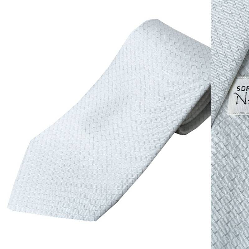 ネクタイ メンズ フォーマル 礼装用 NEW FORMAL シルク100％ シルバーグレー NF09