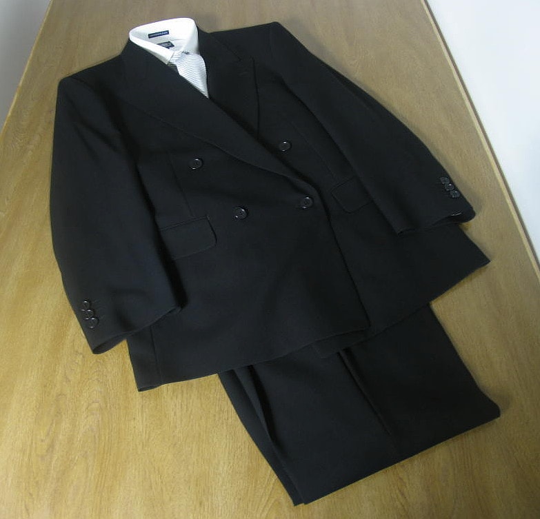 D'URBAN(ダーバン)festone 礼服 メンズ 春夏秋用 ダブル アジャスター付き rh91 YA3 A3