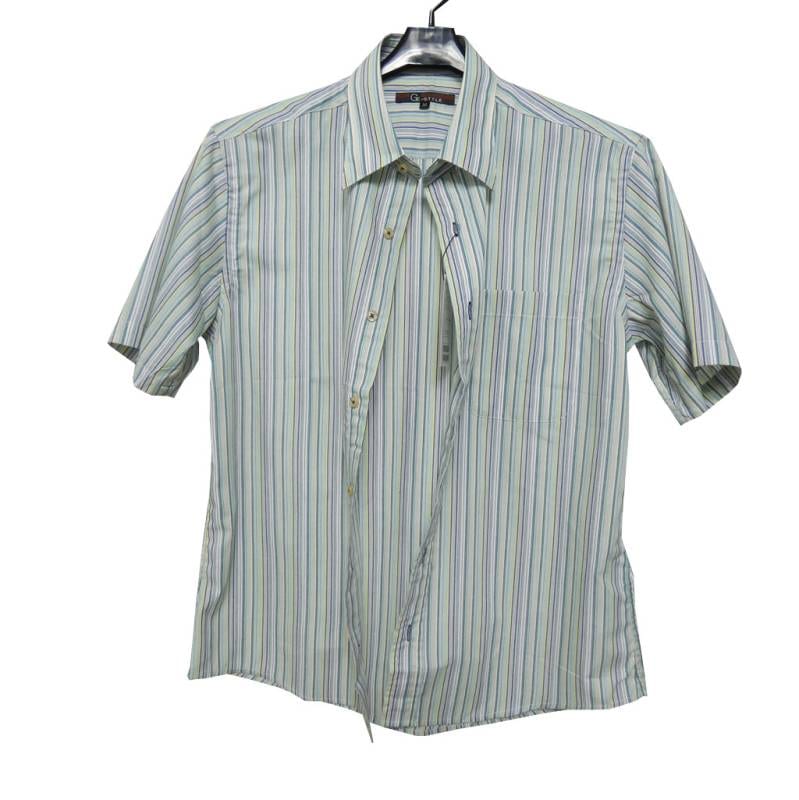 GE-STYLE レギュラーカラーシャツ メンズ 春夏 半袖 977 M(衿39cm)