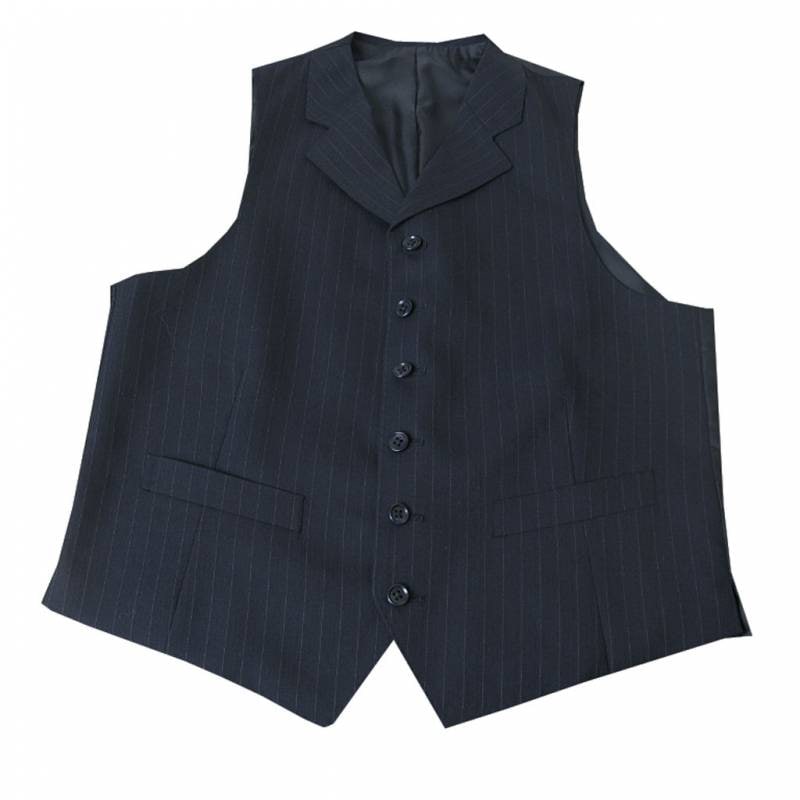 オッドベスト メンズ 秋冬 濃紺ストライプ 1588 A5