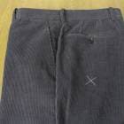スラックス メンズ 秋冬 ノータック コーデュロイ パンツ 綿×ウール グラードコレクション(grado collection) パープルグレー 0618 80cm 84cm 86cm 90cm 92